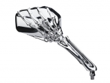 Zrcátko "Skeleton hand" chrom levé