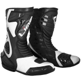 Moto-boty MBW Lime SP111 Black White
