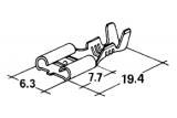 Konektor Fast-on 6,3 mm - samice