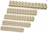 Svorkovnice "čokoláda" bílá 2.5 mm, 12 svorek