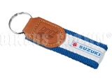 Přívěsek na klíče Suzuki, textil-kůže
