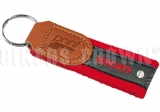 Přívěsek na klíče Ducati, textil-kůže