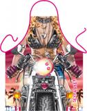 Kuchyňská zástěra pro motorkáře "Sexy Biker"