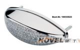 Universální LED koncové světlo chrom, 100x35mm 