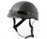 Chopper helma braincap Rusty Pistons F03 Skull black