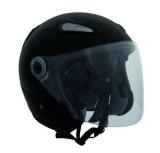 Moto-helma Ozone A-221otevřená s plexi, černá matná