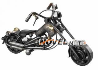 Kovový model motocyklu "Old Iron" malý