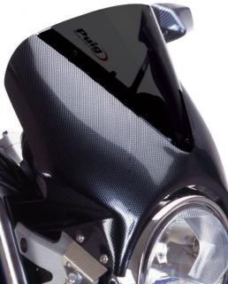 Plexi Puig "Cockpit" s kapotkou, carbon-look