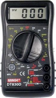 Digitální multimetr Range DT830D