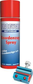 Set na mazání bowdenů, sprej + maznice