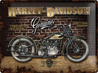 Plechová cedule Harley-Davidson "V-Twins"