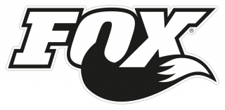 Samolepka FOX, 10 x 5 cm