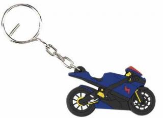 Přívěsek na klíče "Superbike modrý"