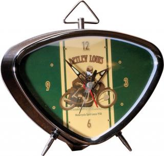 Moto-budík "Motorcycle Spirit Since 1938"