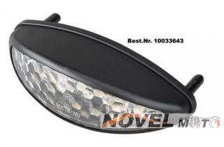 Universální LED koncové světlo černé, 100x35mm 
