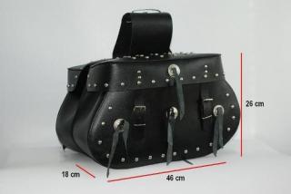Kožené brašny Ozone Journey 2x20l, pár