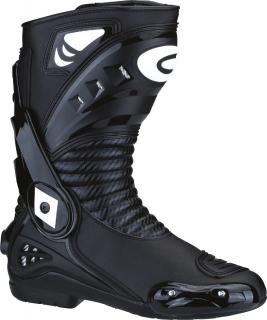 Moto-boty Exustar 201, černo - bílé