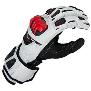 Moto-rukavice MBW Arza white