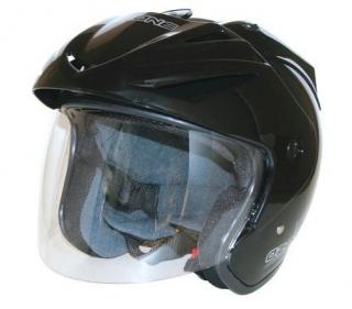 Moto-helma Ozone A-202 otevřená s plexi a kšiltem