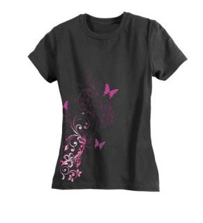Dámské tričko "Pink Butterfly"