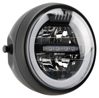 Přední (hlavní) světlo na motorku LED PUIG 1944N, 175 mm