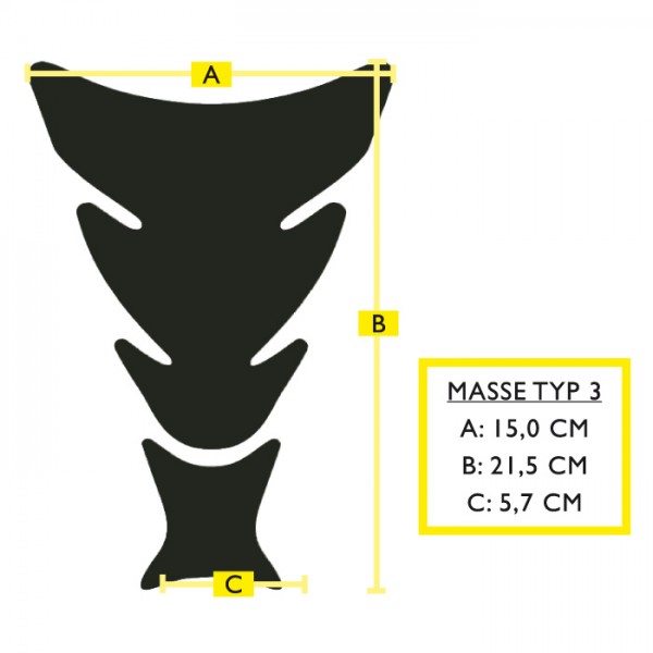 Tankpad Keiti KT008 "Italská vlajka", na motorku
