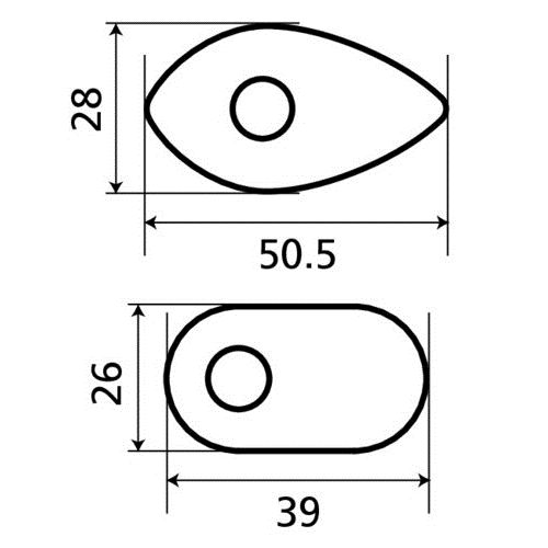Redukce blinkrů do kapot Honda, 4ks
