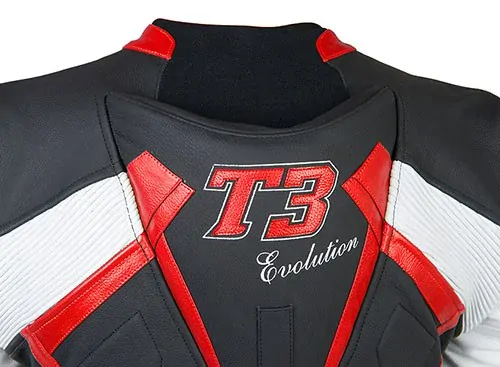 Kožená Moto-kombinéza MBW T3 Evolution Red 2-dílná DOPRAVA ZDARMA