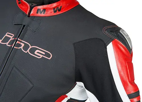 Kožená Moto-kombinéza MBW T3 Evolution Red 2-dílná DOPRAVA ZDARMA
