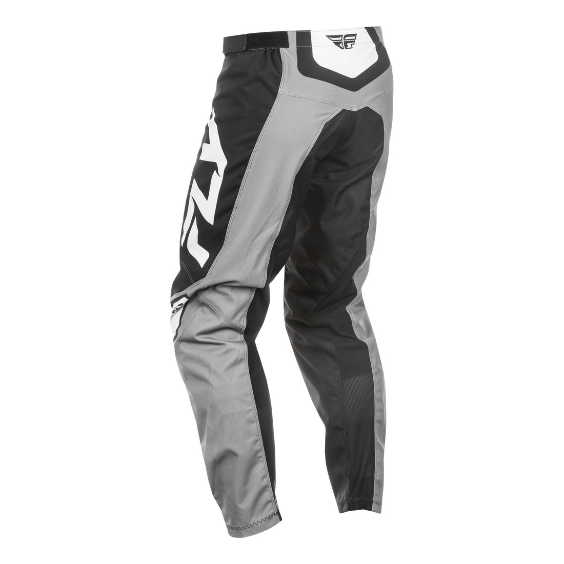 Motokrosové MX Kalhoty FLY RACING USA F-16 2025 (šedá/černá/bílá) - 34