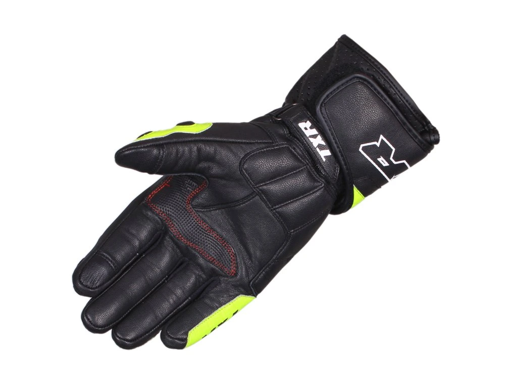 Rukavice na motorku TXR GUNNER černo-fluo žluté