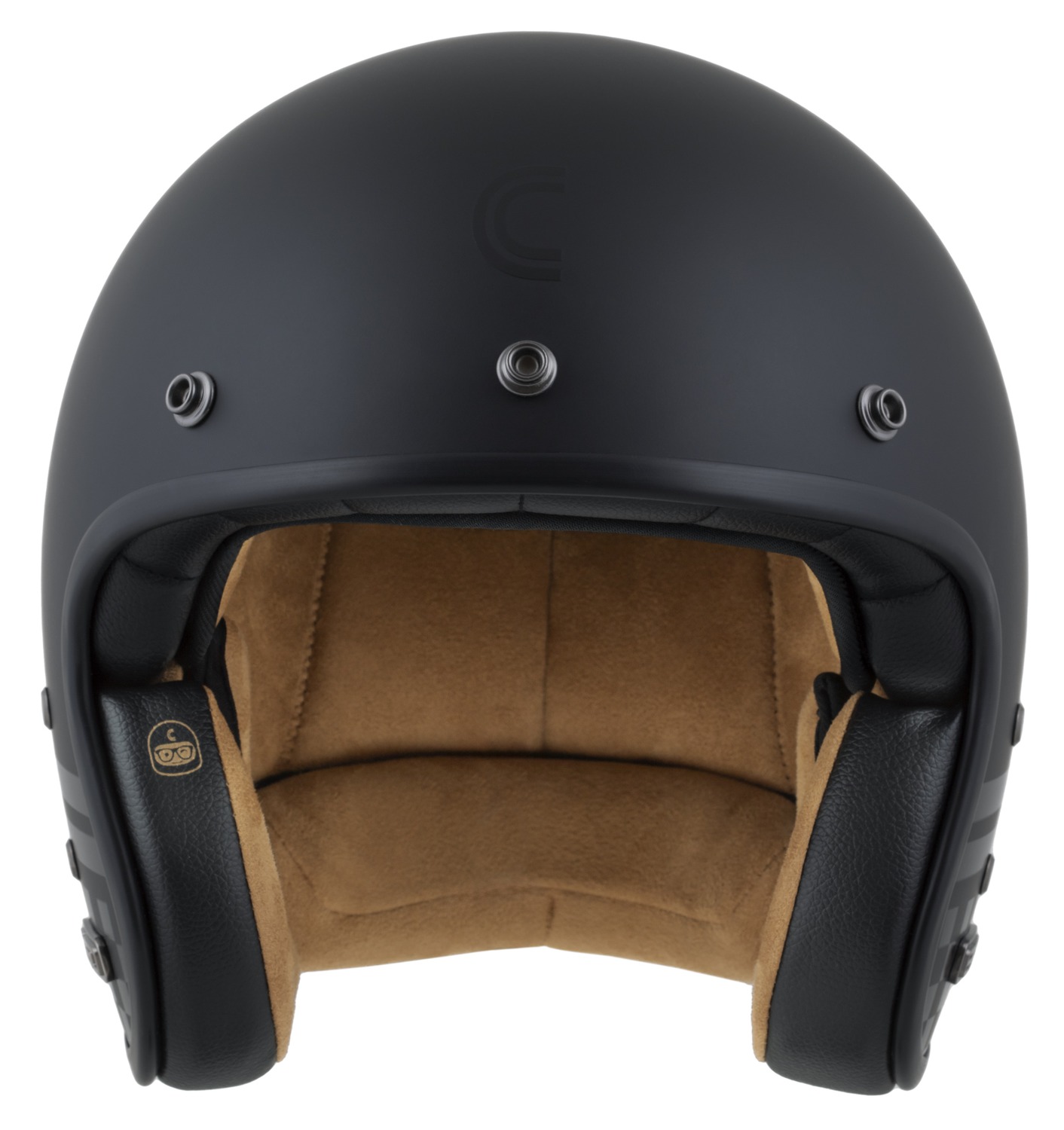 Helma na motorku CASSIDA Eso Forty Nine BlackOut (černá matná/černá) 