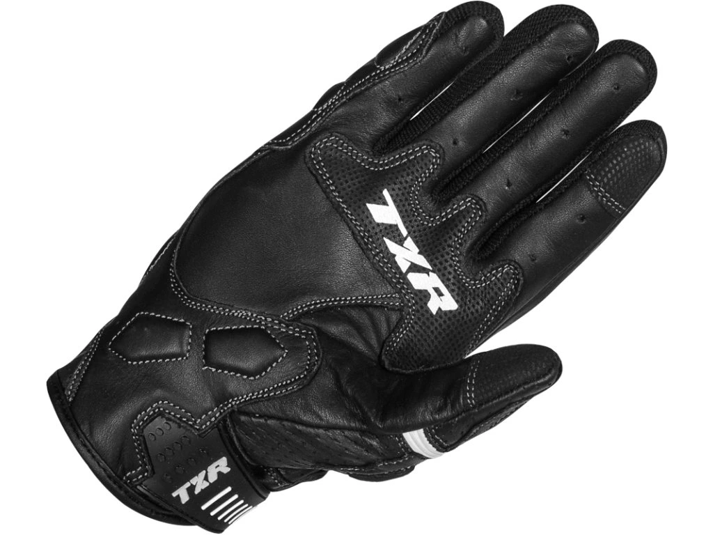 Rukavice na motorku TXR Hyper černo-bílé