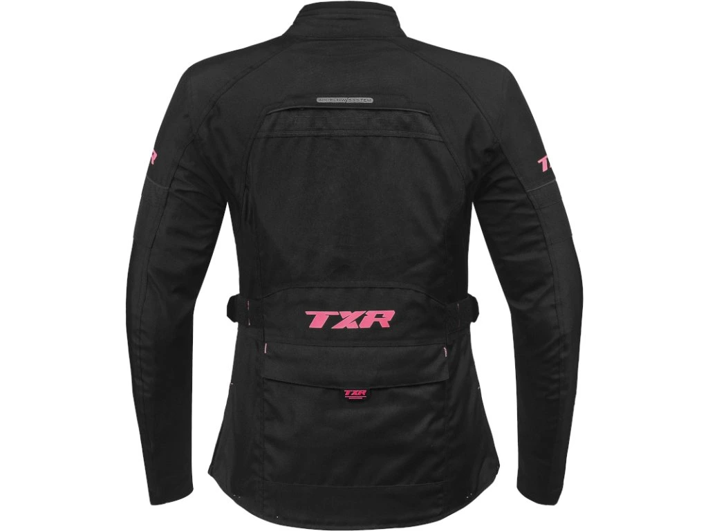 Dámská bunda na motorku TXR Visper černo-růžová