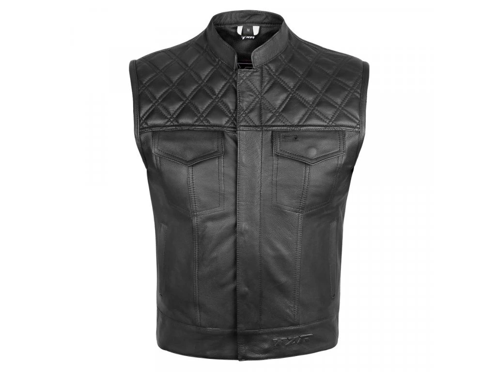 Kožená vesta na motorku TXR Sniper