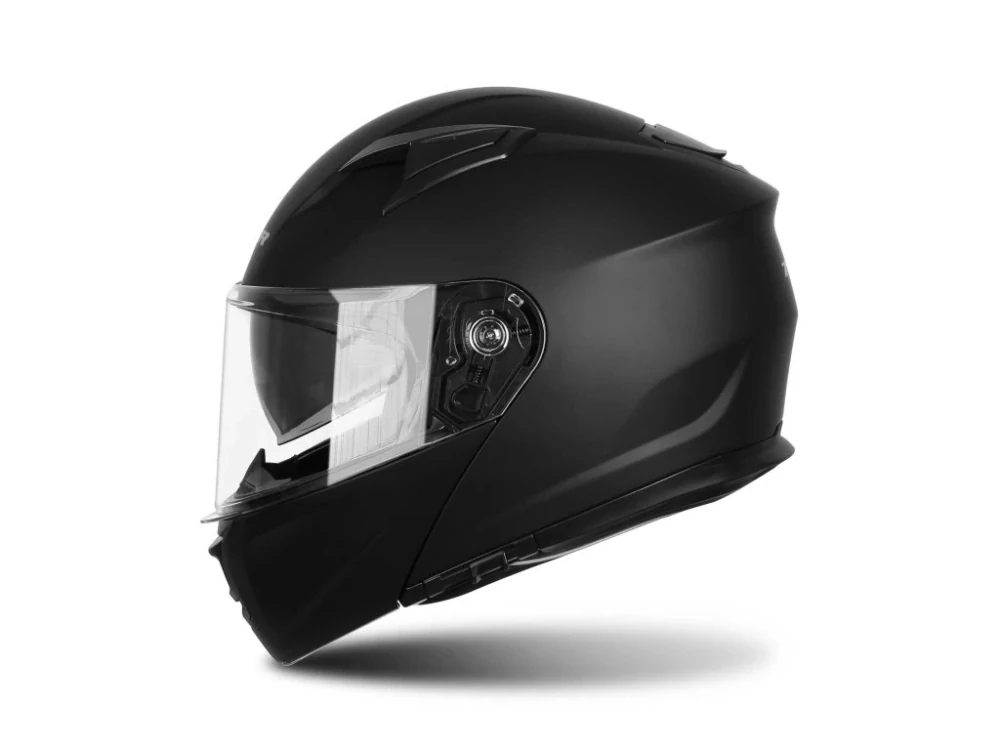 Výklopná přilba na motorku TXR Rival černá matná