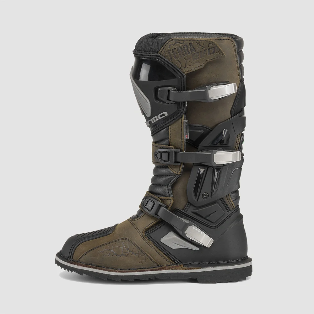 Boty na motorku FORMA TERRA EVO DRY hnědé, enduro adventure boty