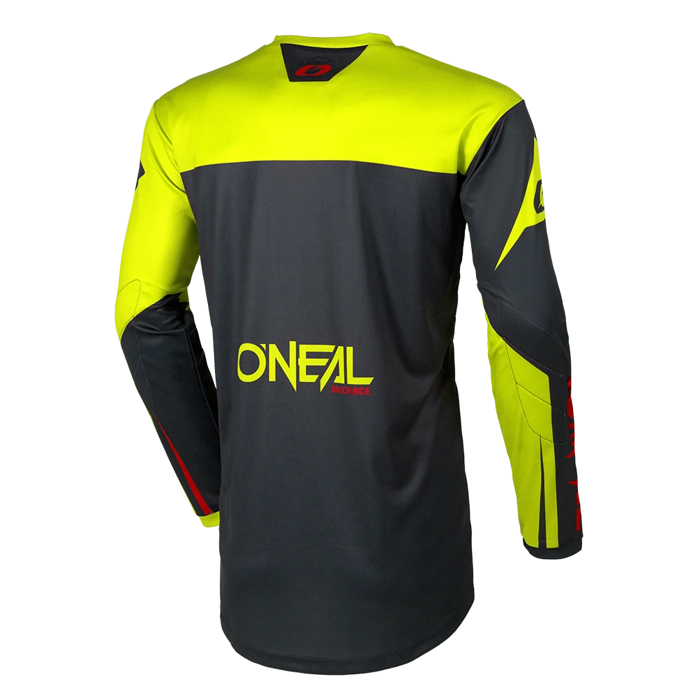 Motokrosový MX Dres O'Neal ELEMENT Jersey RACEWEAR black/neon yellow 2026