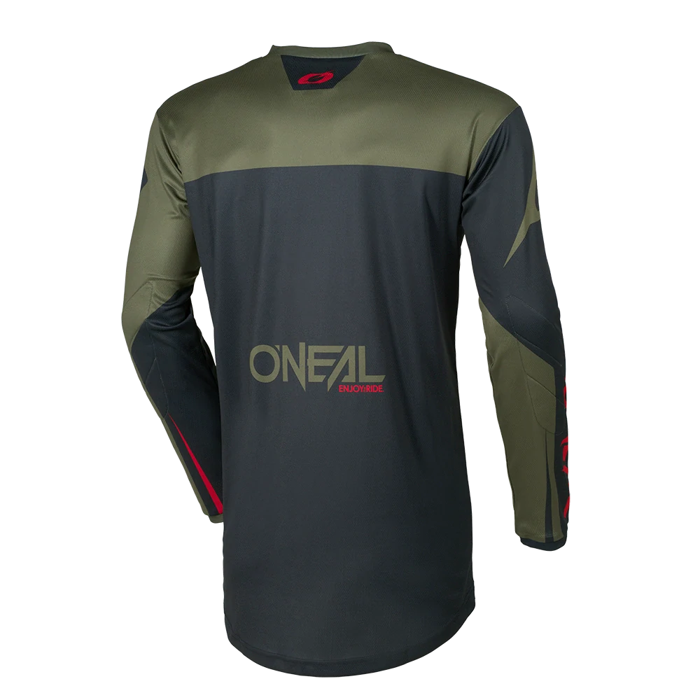 Motokrosový MX Dres O'Neal ELEMENT Jersey RACEWEAR black/olive 2026