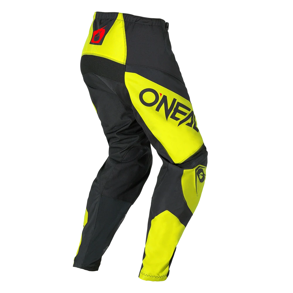 Motokrosové MX Kalhoty O'Neal ELEMENT Pants black/neon yellow 2026
