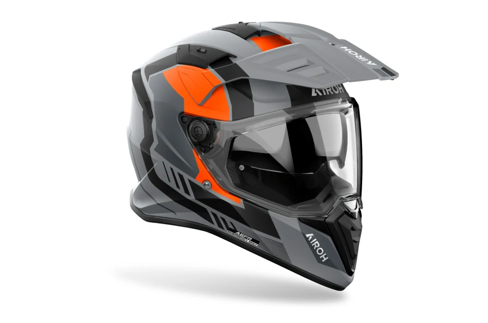 Enduro helma na motorku AIROH BANDIT Horn (oranžová matná)