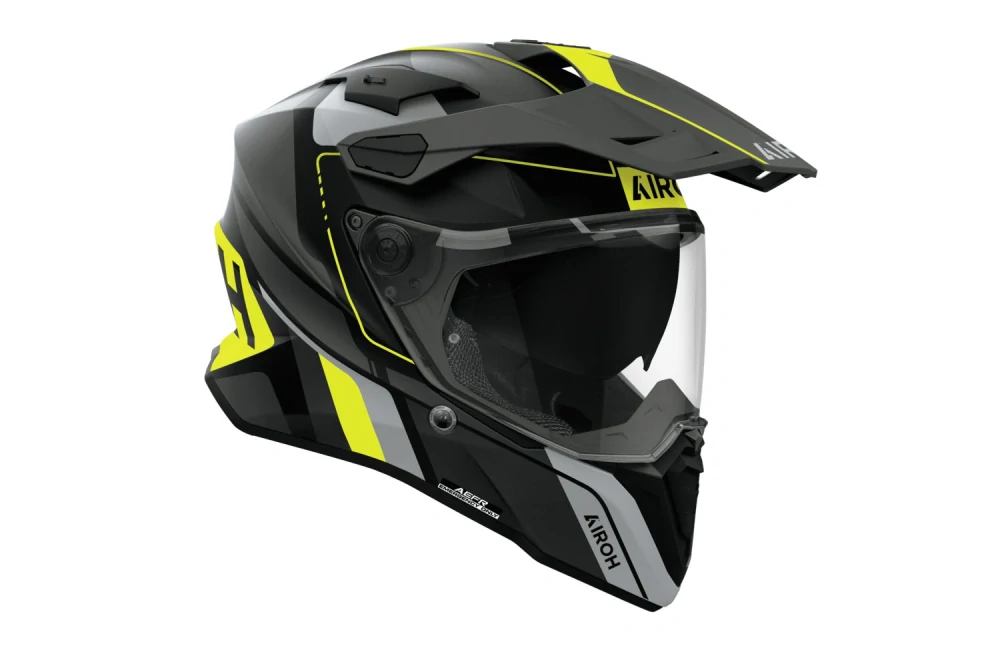 Enduro helma na motorku AIROH COMMANDER 2 Skip (žlutá matná) 2026