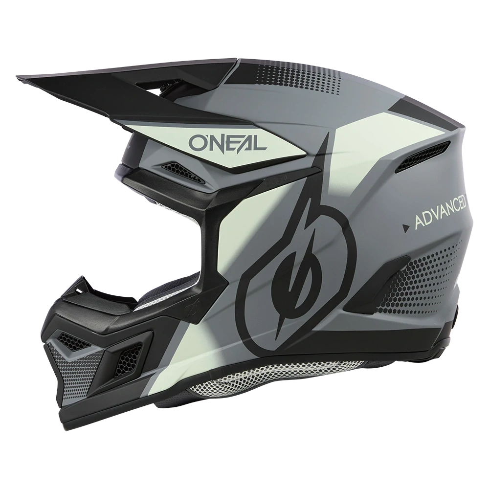 Motokrosová MX helma na motorku O'Neal 3SRS Helmet VISION V.24 black/gray
