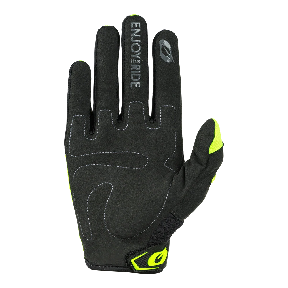 Dětské MX (motokrosové) rukavice na motorku O'Neal ELEMENT Youth Glove RACEWEAR black/neon yellow