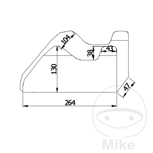Plachta na motorku nepromokavá venkovní JMP Premium (vysoce kvalitní) v.XL s prostorem na kufr (délka 265 cm) 