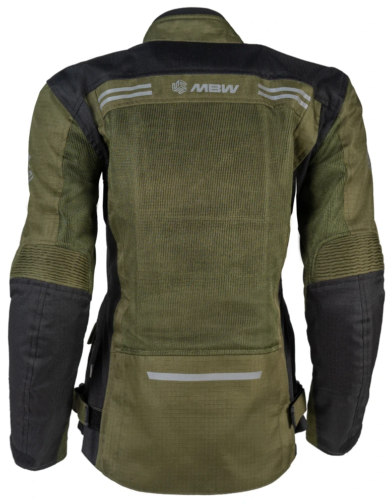 MBW VERANO JACKET OLIVE textilní dámská letní bunda na motorku