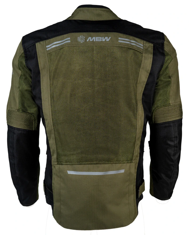 MBW VERANO JACKET OLIVE textilní pánská letní bunda na motorku