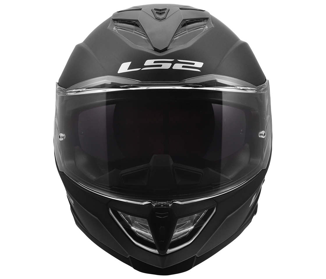 LS2 FF818 STORM III SOLID Matt Black, integrální helma na motorku