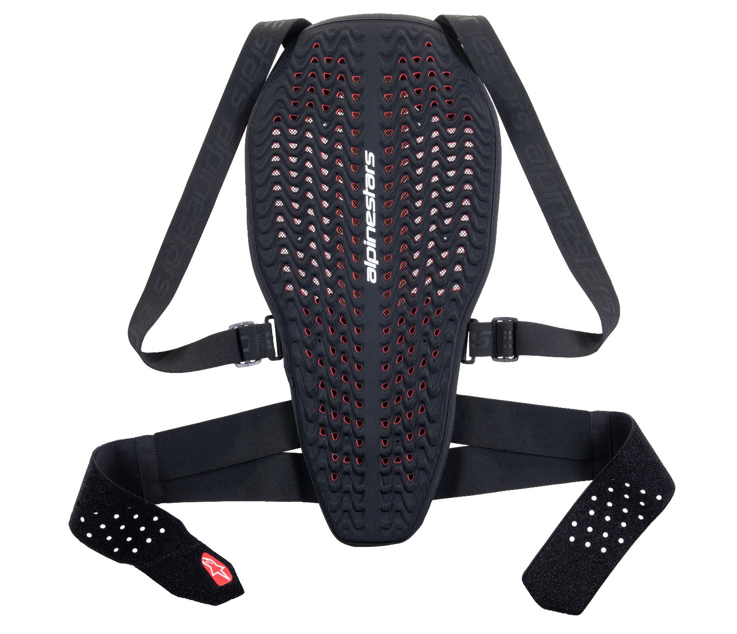 Páteřový chránič na motorku NUCLEON PLASMA, ALPINESTARS (černá/bílá/červená) 