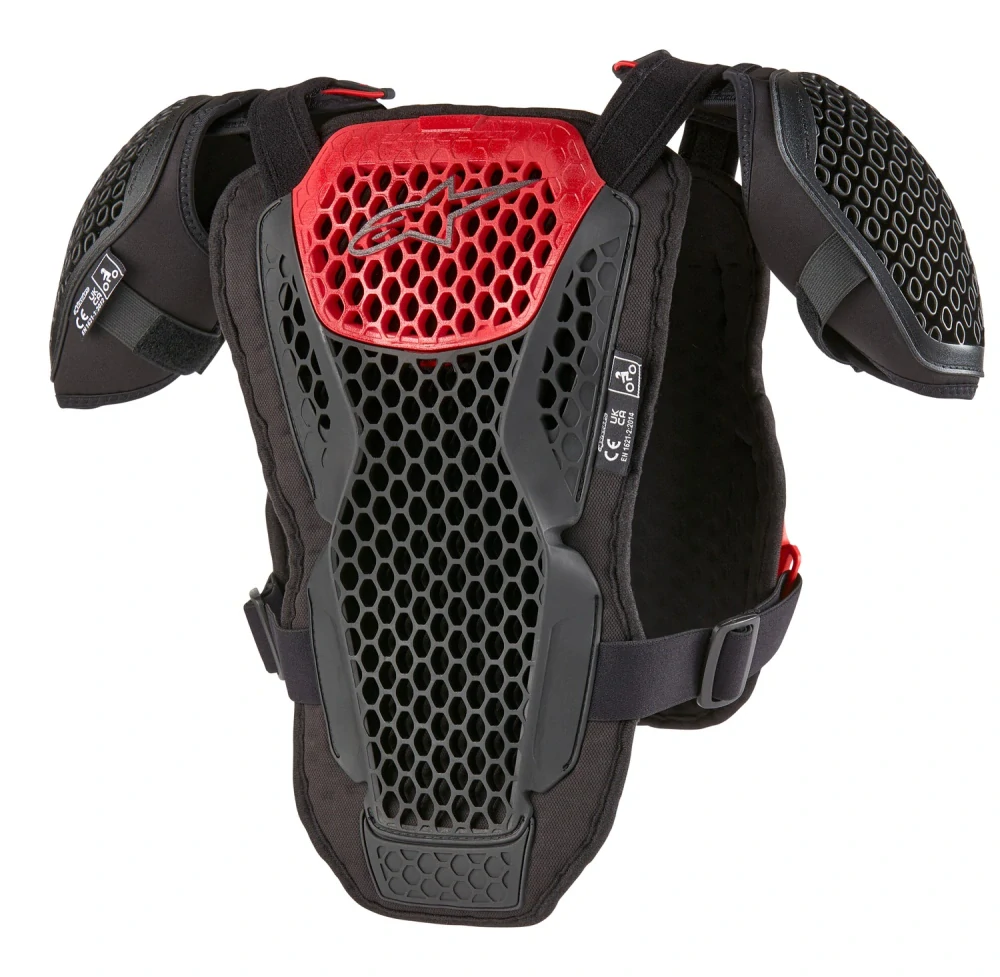 Dětský chránič těla ALPINESTARS BIONIC ACTION YOUTH CHEST (černá/červená)